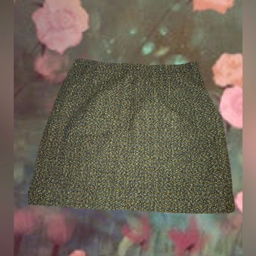 Outback Red Black and Tan Wool Mini Skirt